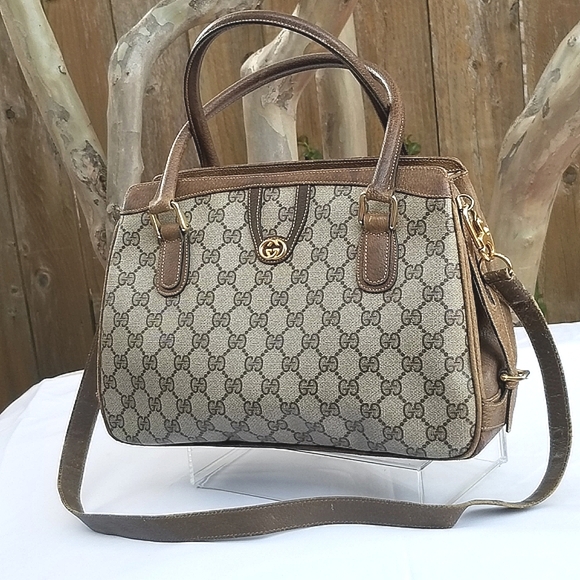 Vintage Gucci GG 3 way medium satchel - Picture 3 of 8